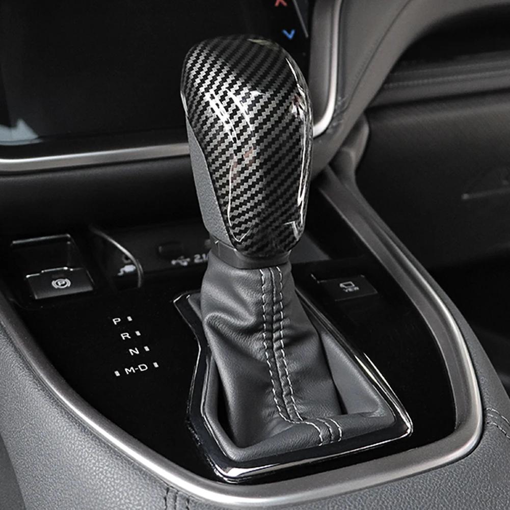 Auto Getriebe Kopf Schaltknauf Schutzhülle Handball Trim Auto Teile Für ubaru Crosstrek XV Forester (SK) Impreza Legacy 2018-2021