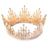 Luxury Full Rhinestone Tiara Crowns for Women/Girls Pageant Prom Round Diadem Wedding Bridal Hair Jewelry Accessories