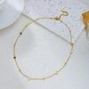 Stainless Steel Exquisite Love Heart Necklace For Women Romantic Double Color Enamel Heart Choker Party Valentine Jewelry Gift