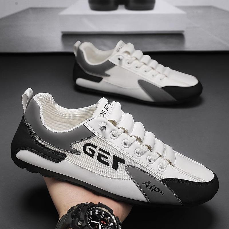 Shoes new summer soft-soled casual Forrest Gump board shoes black Doudou driving sports shoes