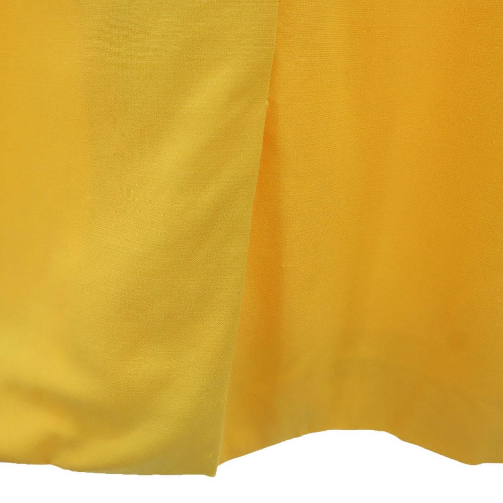 Yves Saint Laurent 90s Old Mimole Length Tight Skirt 36 Yellow Women Used
