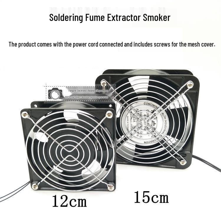 Dual-Use Soldering Fume Extractor & Exhaust Fan
