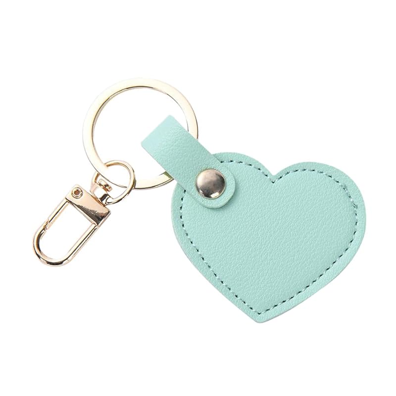 

[Z mura] heart key ring Smartphone cute Fashionable backpack bag decoration charm simple pair matching present strap color (light blue)