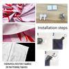 2D Scenic Mountain Lake Tapestry Waterfall Nature Background Cloth for Home