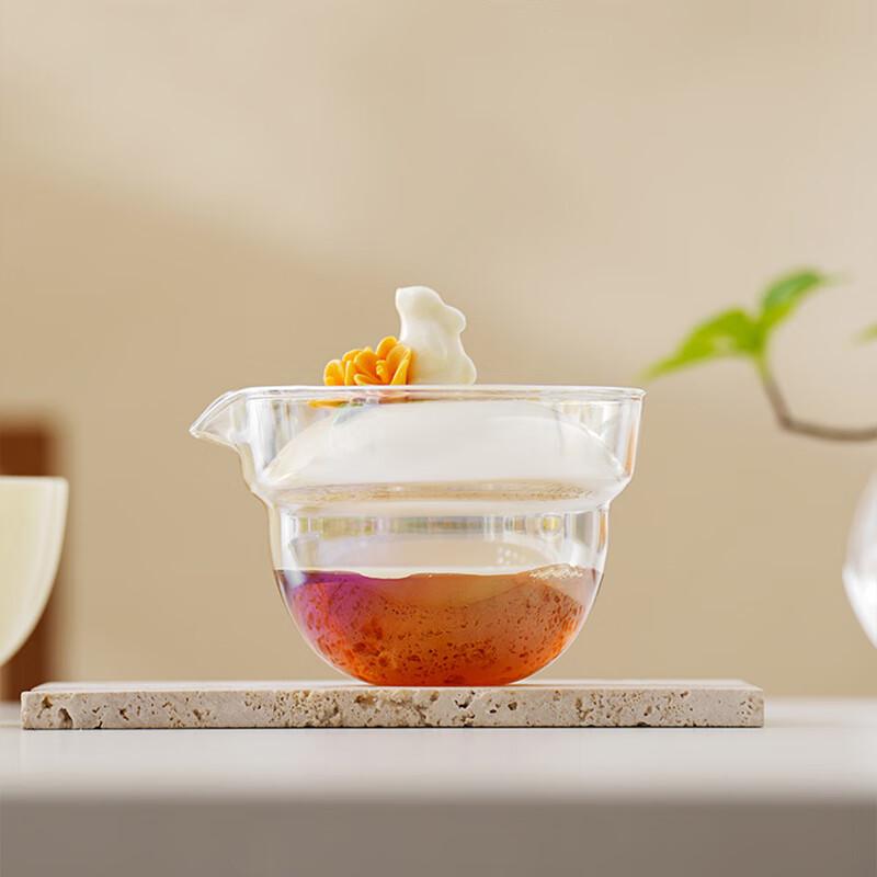 Pin Jian PJL025 Hand-Molded Floral Ceramic Tea Set