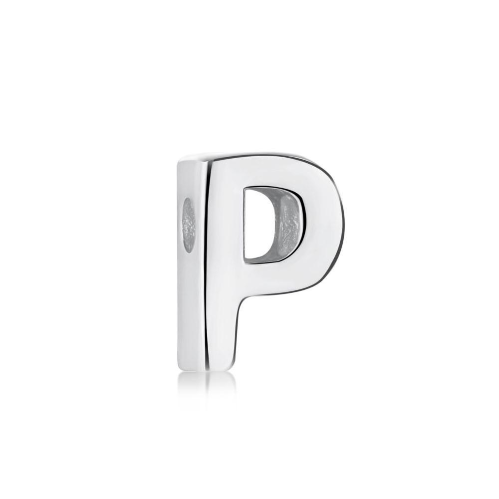 

925 Sterling Silver Alphabet Necklace - Minimalist Japanese/Korean Fashion Platinum