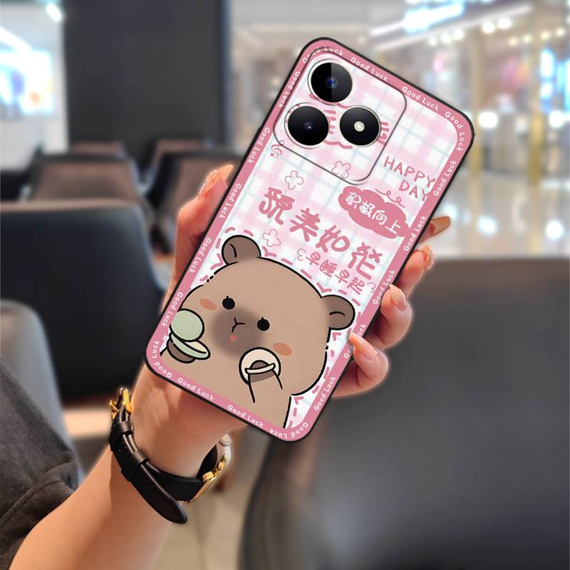 Protective Anti-dust Phone Case For Realme C53/Narzo N53/Note50/C51/C51S TPU Anti-knock Waterproof Phone Pouch Graffiti