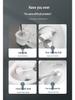 Wall-Mounted Disposable Toilet Cleaning Brush with Replaceable Head