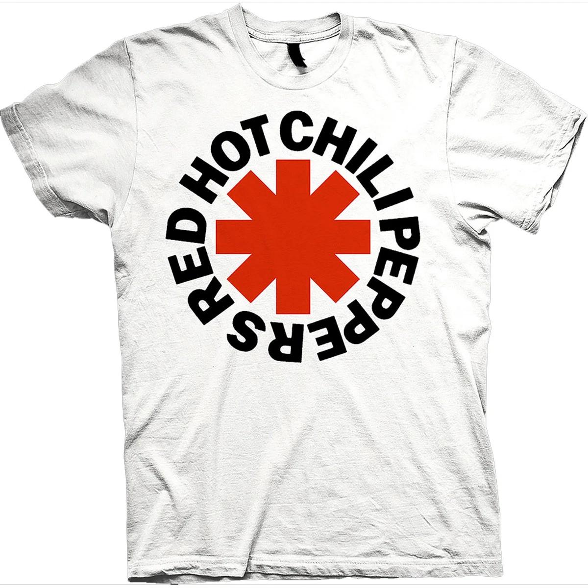 Red Hot Chili Peppers Red Asterisk Licensed T-Shirt Men s L