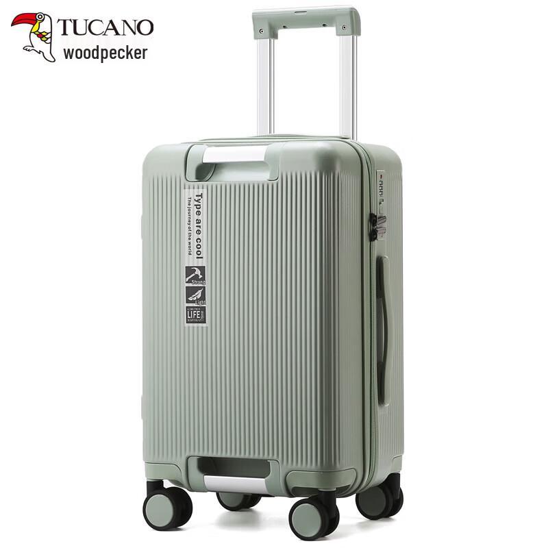 ZMN Double Zipper Carry-on Luggage