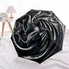 1pc Game of Thrones House Targaryen Windproof Automatic Cute Windproof Umbrella, Lightweight for Women/Men, Perfect Christmas Gift a0811199