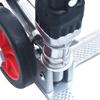 Vidaxl Foldable Stair Climbing Trolley, 70 Kg, Aluminum, Silver