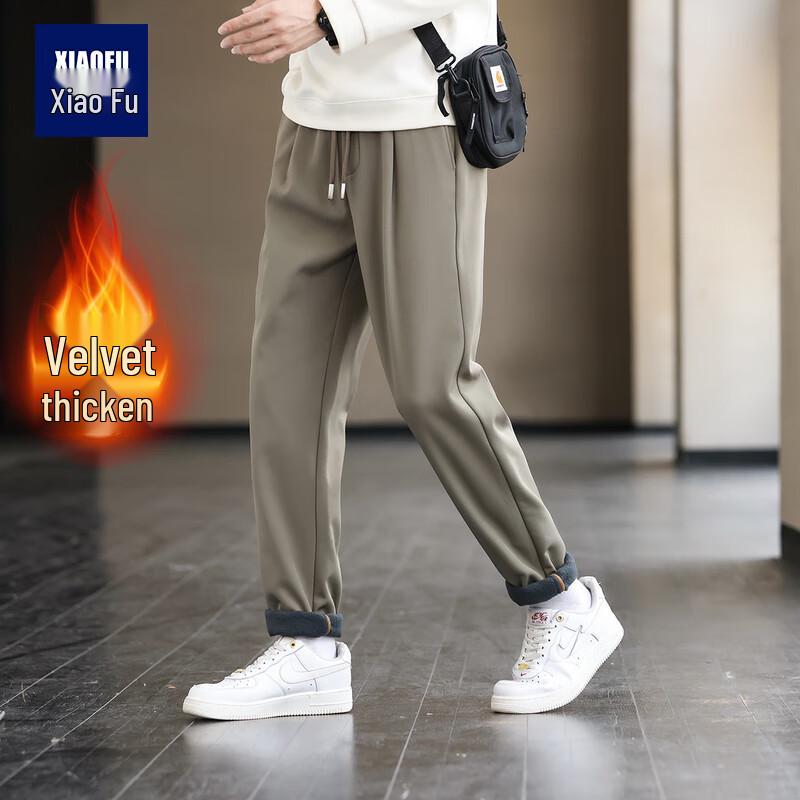 

Men s Corduroy Fleece-Lined Casual Pants L
