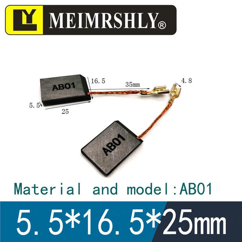 051# High-Quality Electric Drill & Grinder Carbon Brushes - 5x8x13mm Power Tool Accessories