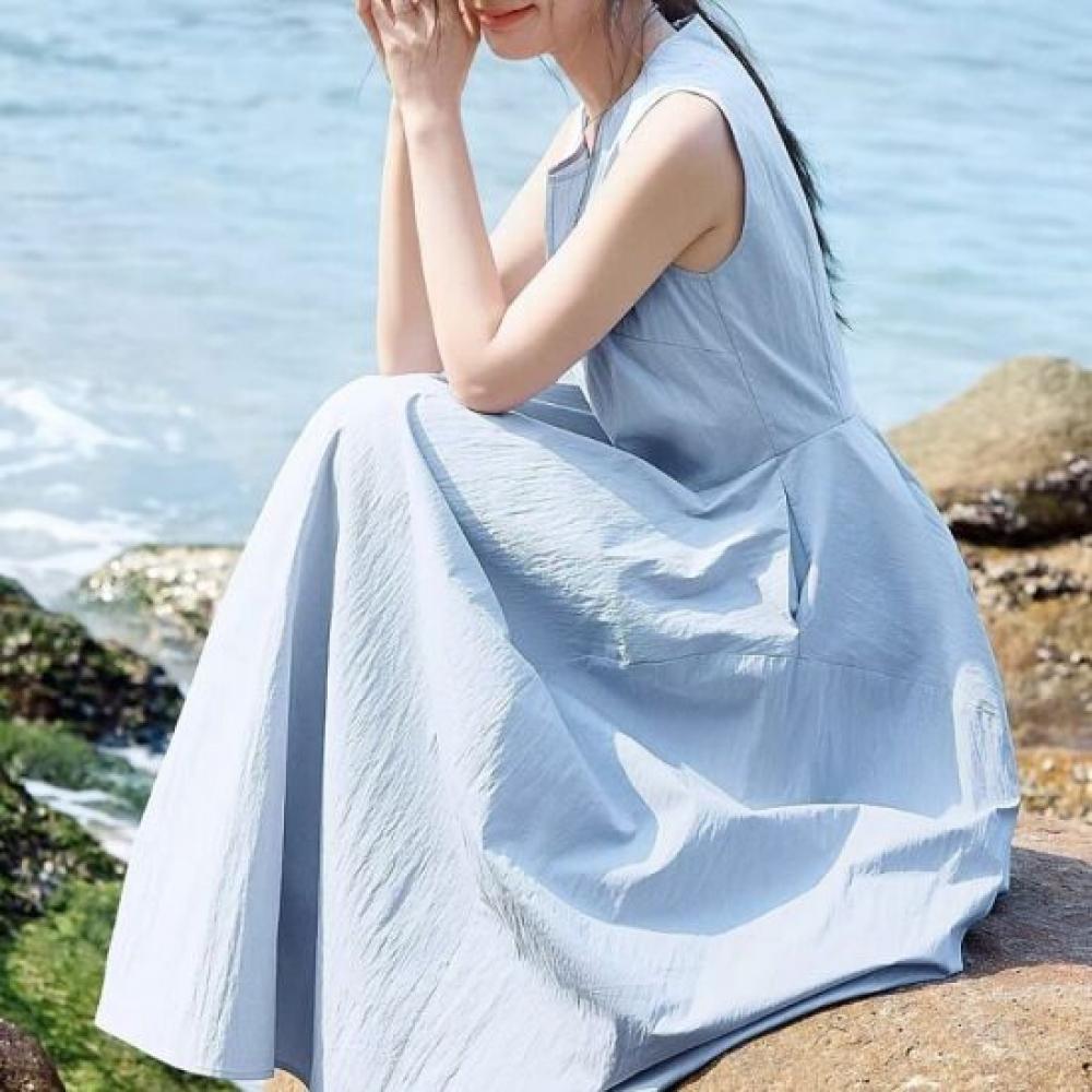 NAvAvA A Line Sleeveless Dress