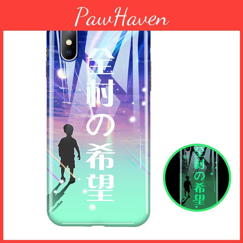 Tpu Creative Luminous Smartphone Shell Soft Phone Case Cover For Iphonex 7 8