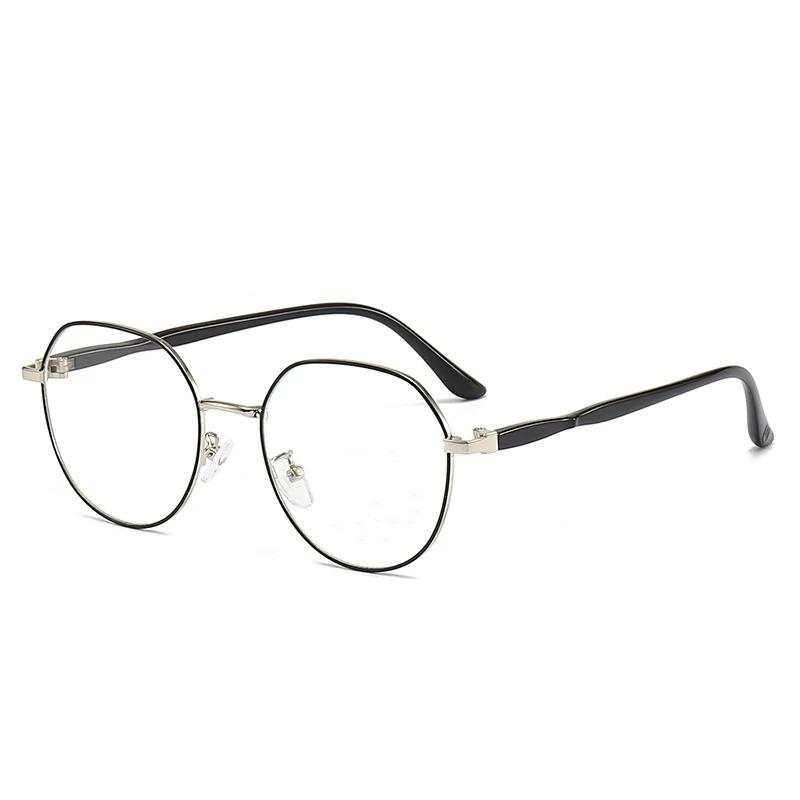 

Модные металлические очки для чтения в крупной оправе для женщин, с высокой четкостью изображения, защитой от синего излучения при пресбиопии и антибликовым покрытием для коррекции гиперметропии. 4.0