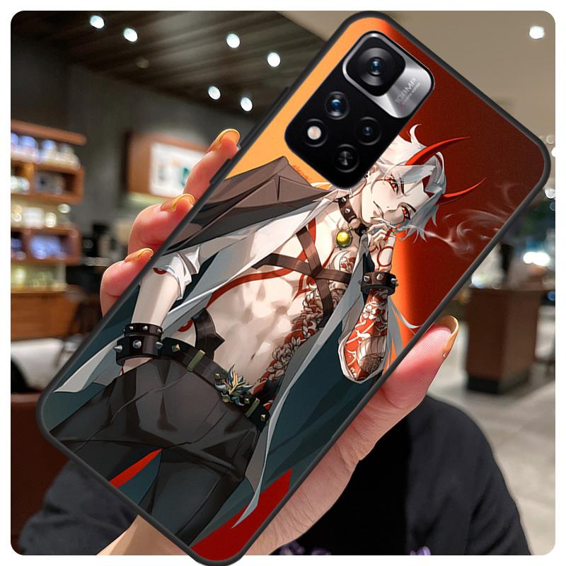 Arataki Itto Genshin Impact Case For Redmi Note 12 Pro Cover For Redmi Note 10 8 9 11 Pro 8T 9S 10S 11S 12S 9C 10C 12C