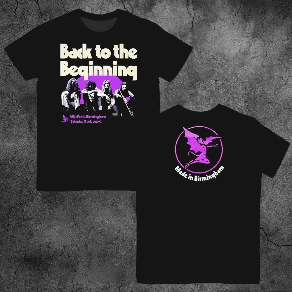 2026 New Style Black Sabbath Jersey Ozzy Osbourne Back To The Beginning Heavy Metal Rock Mans TShirt Cotton Tshirt  Summer Y2k