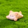 6pcs Cartoon Animal Desk Ornaments Resins Decorative Miniature Figurines Accessories for Kids Room and Living Room Table