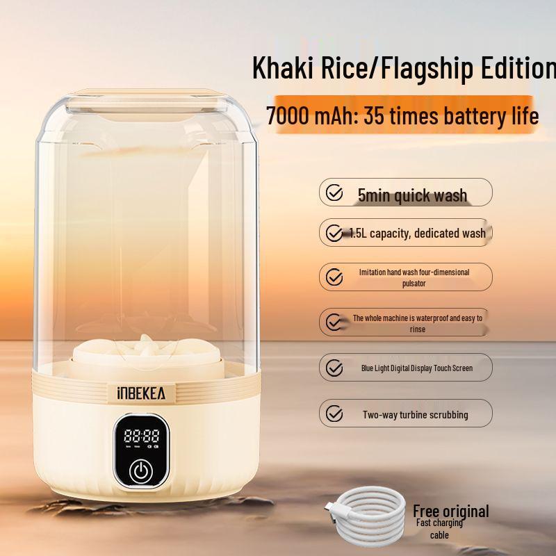 Portable Mini Wash Cup: Wireless, No-Installation Laundry Machine for Socks and Underwear
