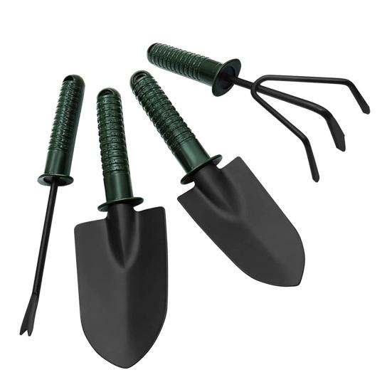 

4 шт./компл. садовые мастерки с нескользящей стальной ручкой, эргономичные дизайнерские инструменты, ручные грабли для рассады растений