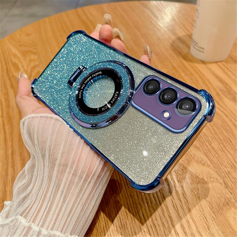 

Чехол-подставка со стразами для Xiaomi Redmi Note 9 10 11 12 13 Pro 4G 5G 11S 10S 9S, мягкий силиконовый, с покрытием, противоударный, с держателем Redmi Note 13 4g