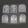 High Quality Liquid Silicone Mold Innovative Arched Door Quicksand Mold Perfect for DIY Crafts Keychains and Phone Cases