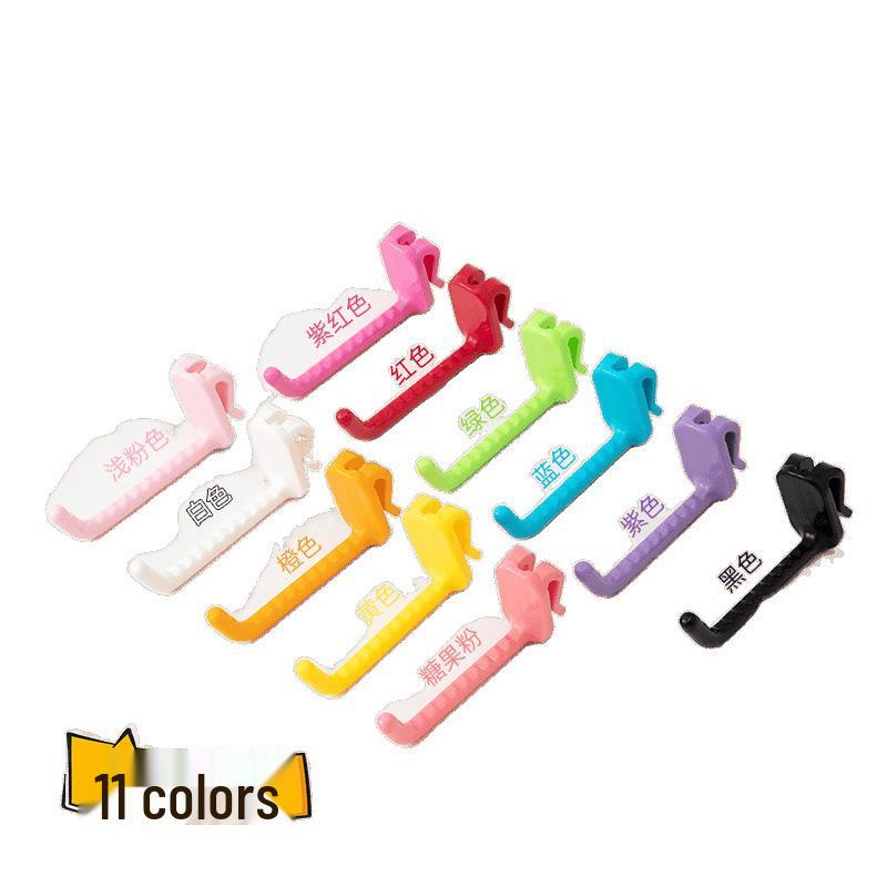 Nail-Free Grid Panel Hook for Wire Mesh Shelves - No-Drill Wall Storage Hooks for Kindergarten Display