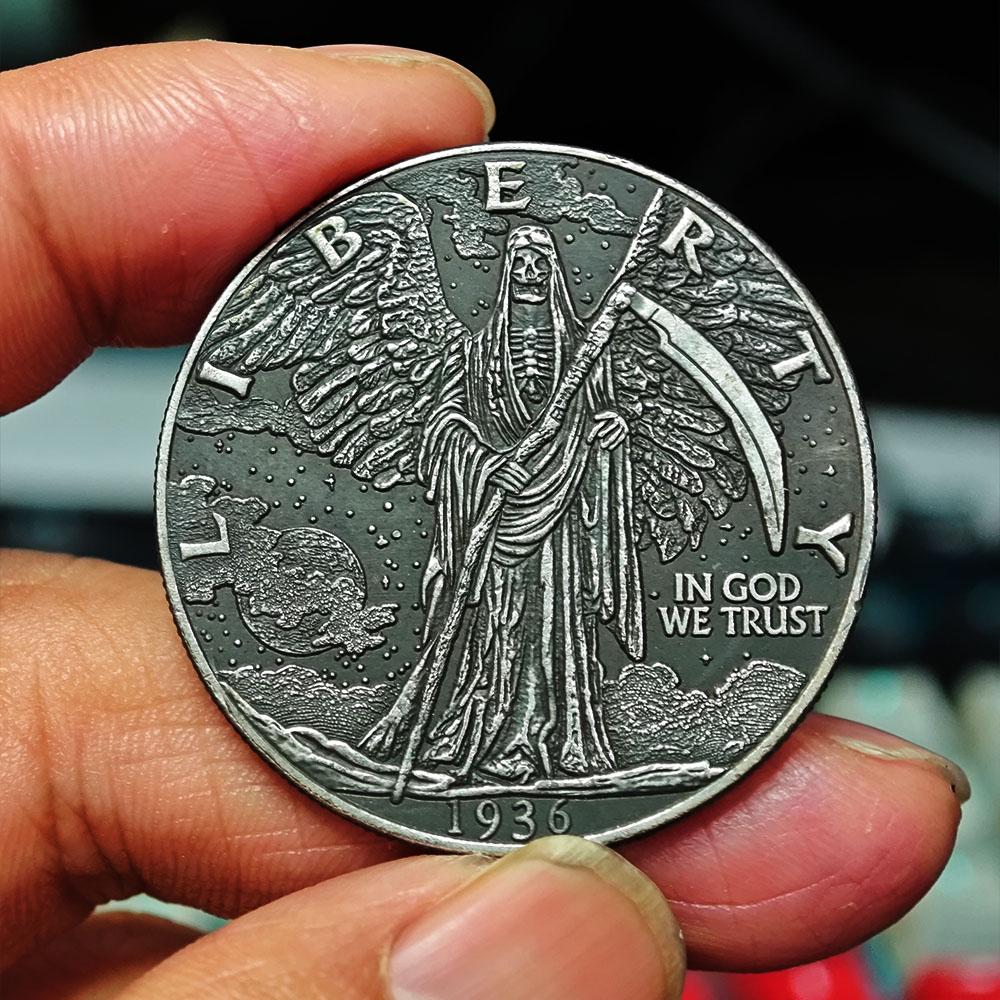 

Американская монета-странник с узором «Ангел и орлы», памятная коллекция монет, сувениры, украшения