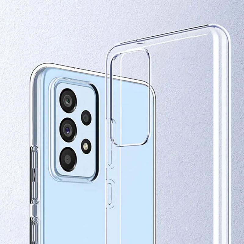Ultra Thin Silicone Clear Soft Case for Samsung S23 Ultra A54 A34 A14 A04 A04S A53 A73 A33 A23 A13 A52 A32 A22 A72 A12 A51 A71 Full Shockproof Cover
