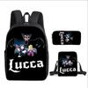 Classic 99 days in the forest 3D Printed 3pcs/Set pupil School Bags Laptop Daypack Backpack Inclined shoulder bag Pencil Case