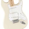 Squier by Fender Electric Guitar Affinity Series™ Stratocaster®, Maple Fingerboard, White Pickgua...