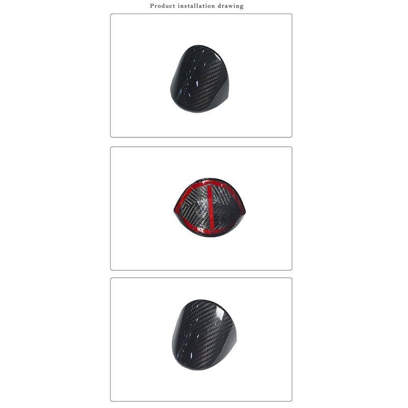 Real Dry Carbon Fiber Car Center Dashboard Gauge Pod For 911 992 -2024 Stopwatch Cover Trim Accessories