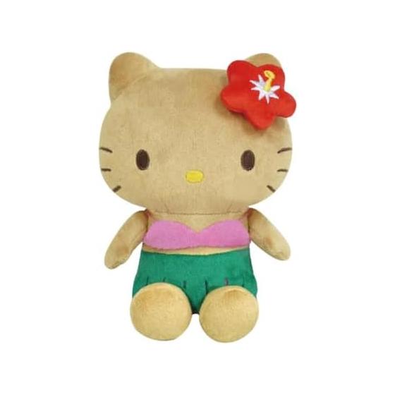 Hello Kitty Tanning Series Sitting Plush Hibiscus