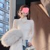 Women's Elegant Long Sleeve Lace Bow Tie Shirt - 2025 Autumn/Winter Collection