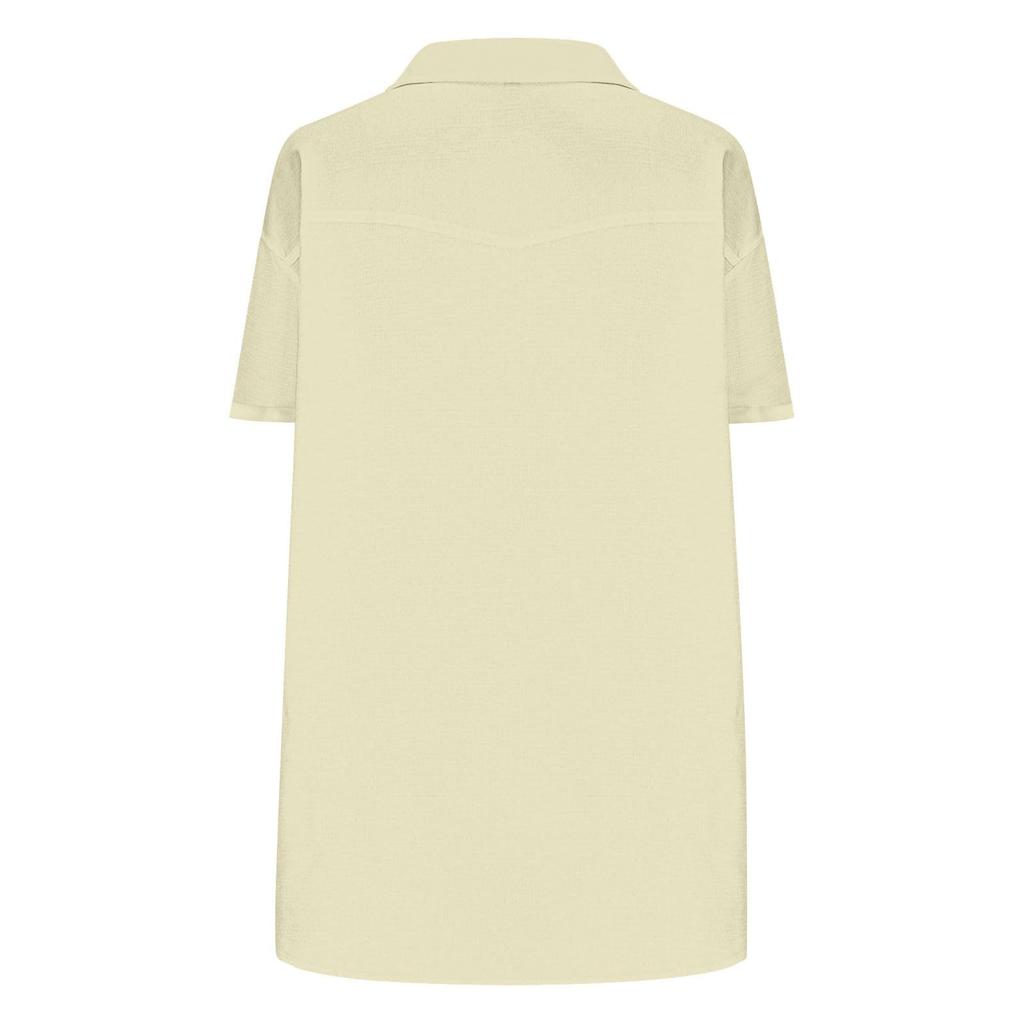 Men's Loose Classic Lapel Multi-pocket Industrial Work Shirt Top