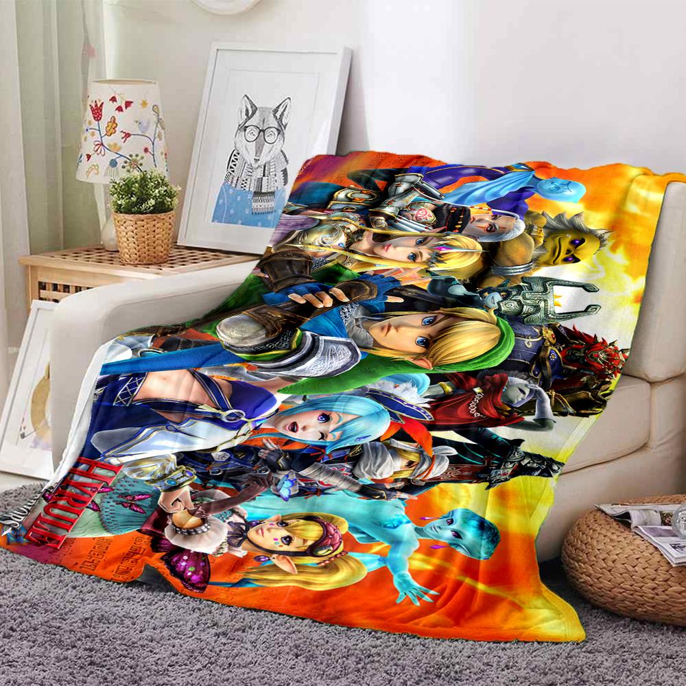 Hyrule Warriors Legend Blanket Soft Throw Blanket For Home Bedroom Bed Sofa Travel Office Solid Christmas Blanket