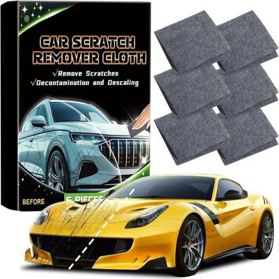 6 Stück Nano-Glitzertuch für Autokratzer, Nano-Glitzertuch-Kratzer-Entferner, Auto-Kratzer-Entferner, einfache Reparatur von Lackkratzern, Wasserflecken auf der Oberfläche