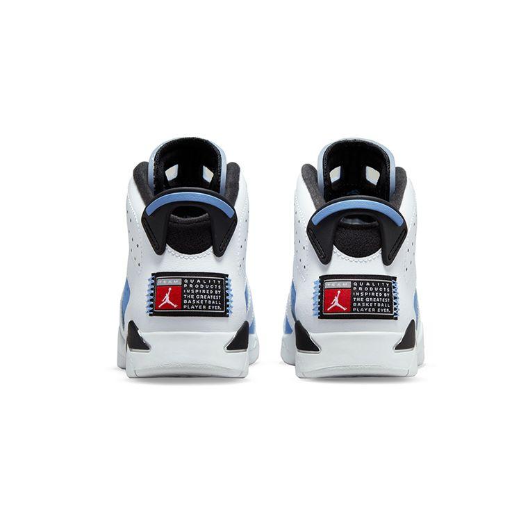 Air Jordan 6 Retro PS UNC Home Kids Sneakers Blue University-Blue White DV3605-410