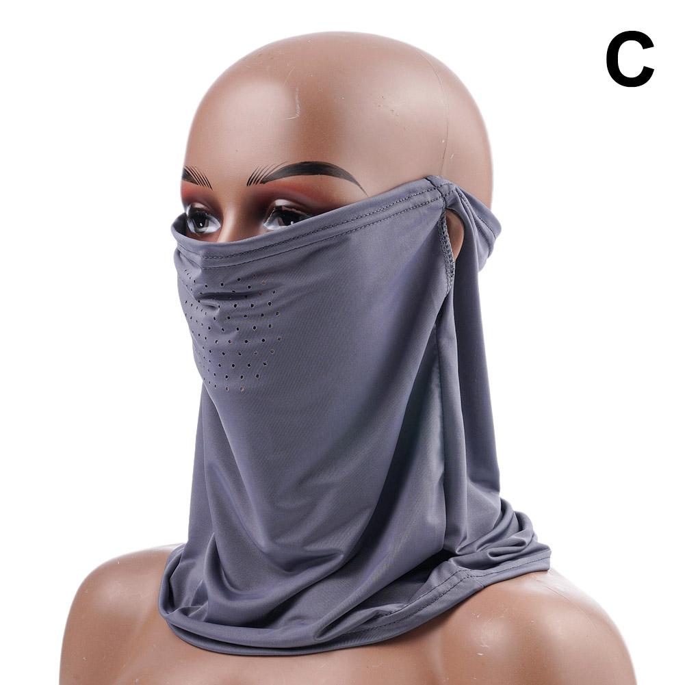 UV Protection Breathable Mask Bandana Face Masks Neck Gaiter Headwear Outdoor Sports Cycling Hiking Fishing Ice Silk Masks