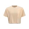 Terrain Solid Training Short Sleeve T-Shirt Women Tops Ice-Peach 1374534-832