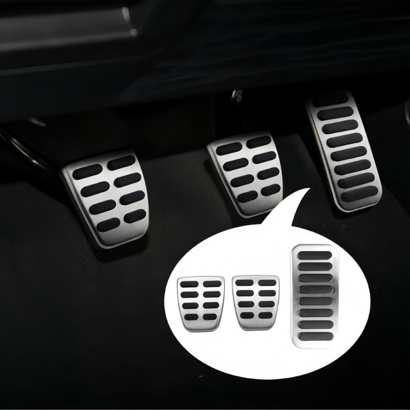 Car Pedals Gas Accelerator Brake Clutch Footrest Pedal Cover for Hyundai Ix25 Creta Accent Verna Solaris for Kia Rio Soul K2 KX3