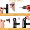 180° Rotating Wall Mount Helmet Rack w/Hooks - Heavy Duty Motorcycle & Bike Helmet Organizer for Garage Home Space Saving