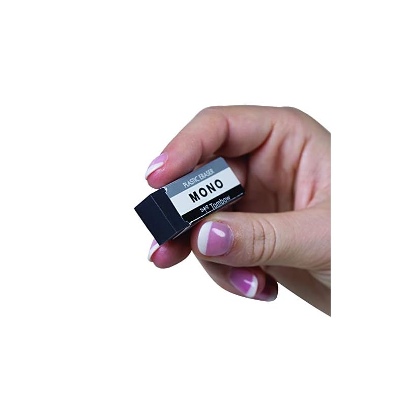 Tombow Pencil MONO Eraser, Black, 1 piece, PE01 (43 x 17mm), PE-01AB
