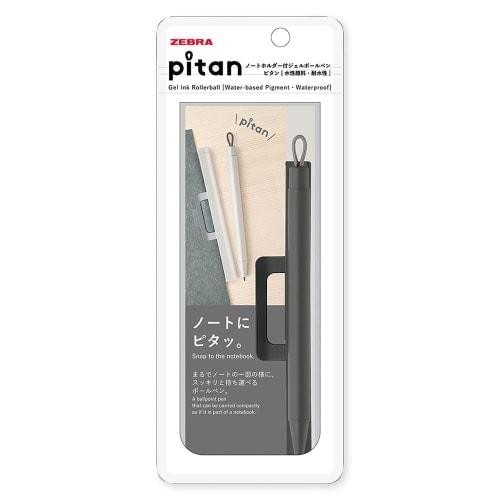 

Zebra Gel Ballpoint Pen Pitan 0.5mm with Note Holder Black P-JJ115-BK