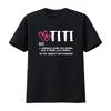 Titi Definition Best Aunt Ever s For Grandma Gigi Nini T Shirt vintage Washed Breathable Unisex homme Soft