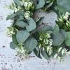 Artificial Eucalyptus Wreath Small Door Decor Floral Ring Front Wall Hanging Home Garden Interior Decoration
