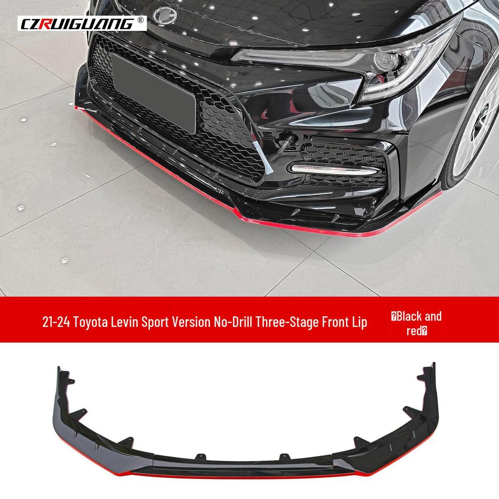 2021 Toyota Levin Front Splitter Set: XSE Corolla Front Lip, Rear Spoiler, Side Skirts