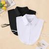 1 Pcs Detachable Black White Collars Fashion Solid Color False Blouse Unisex Clothing Accessories Women's Fake Collar Shirt